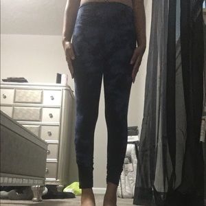 Tie dye fitted leggings